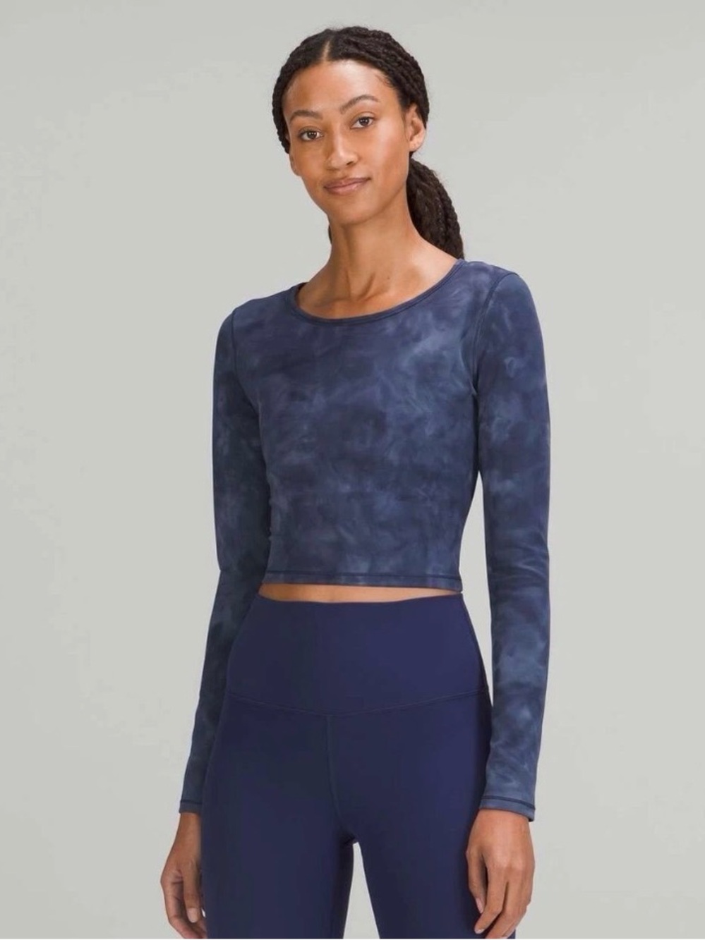 Lululemom Wunder Train Cropped Long Sleeve Shirt